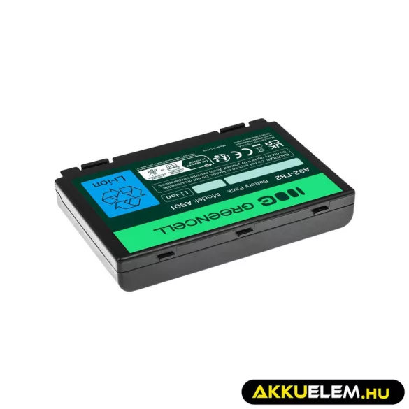 Utángyártott laptop akkumulátor A32-F82 A32-F52 L0690L6 Asus K40iJ K50 K50AB K50C K50IJ K50i K50iN K70 K70IJ K70IO - GreenCell