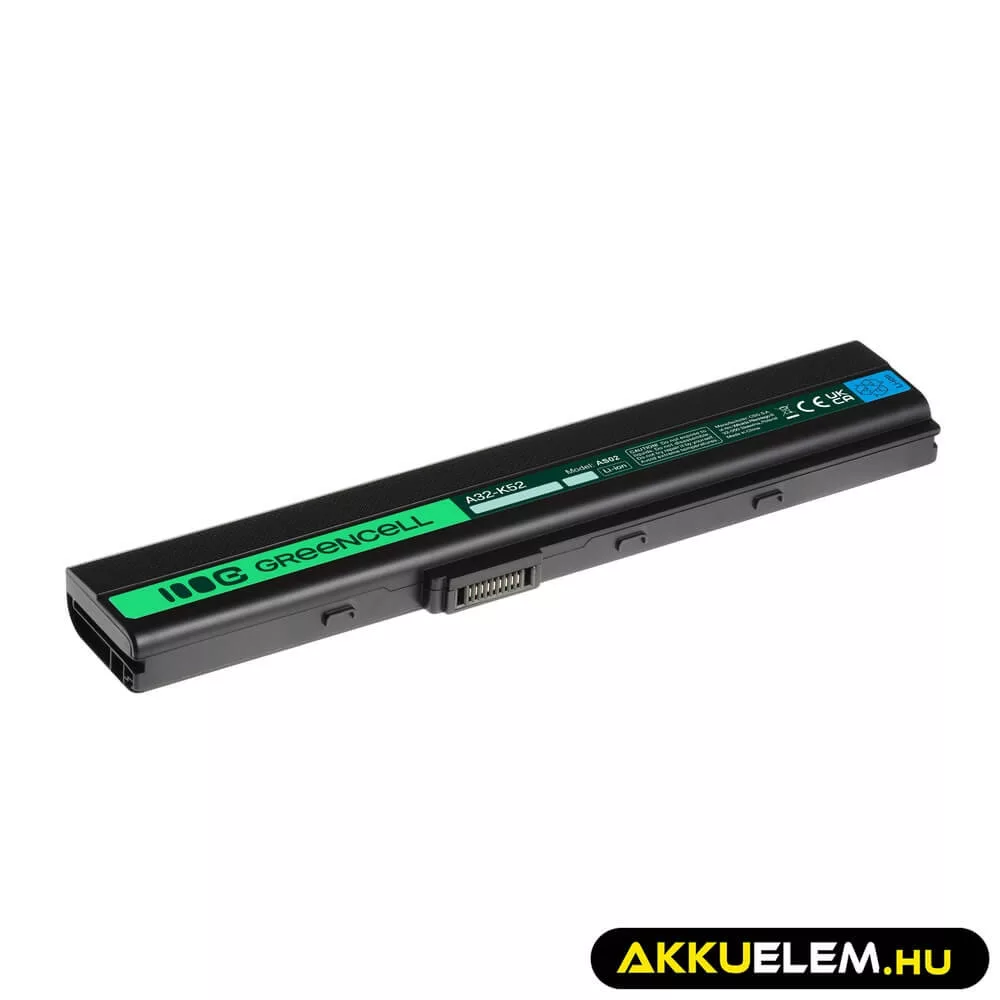 Utángyártott laptop akkumulátor A32-K52 A32-K42 Asus K52 K52J K52F A52 A52F X52J X52 K52JC K52N