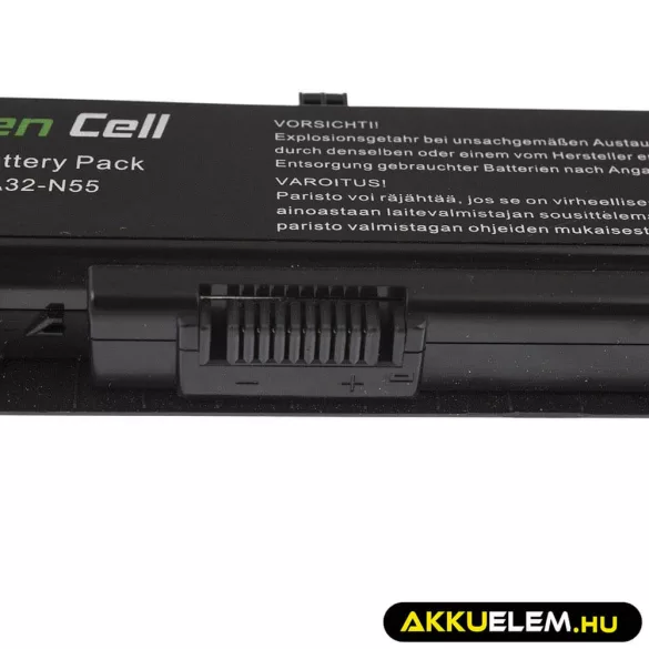 Utángyártott laptop akkumulátor A32-N55 Asus N55 N55S N55SF N55SL N75 N75S N75SF N75SL - GreenCell