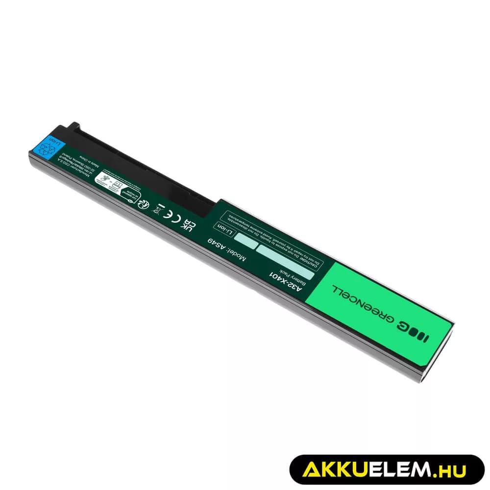 Utángyártott laptop akkumulátor A32-X401 A31-X401 A41-X401 Asus X501 X301 X301A X401 X401A X401U X501A X501U