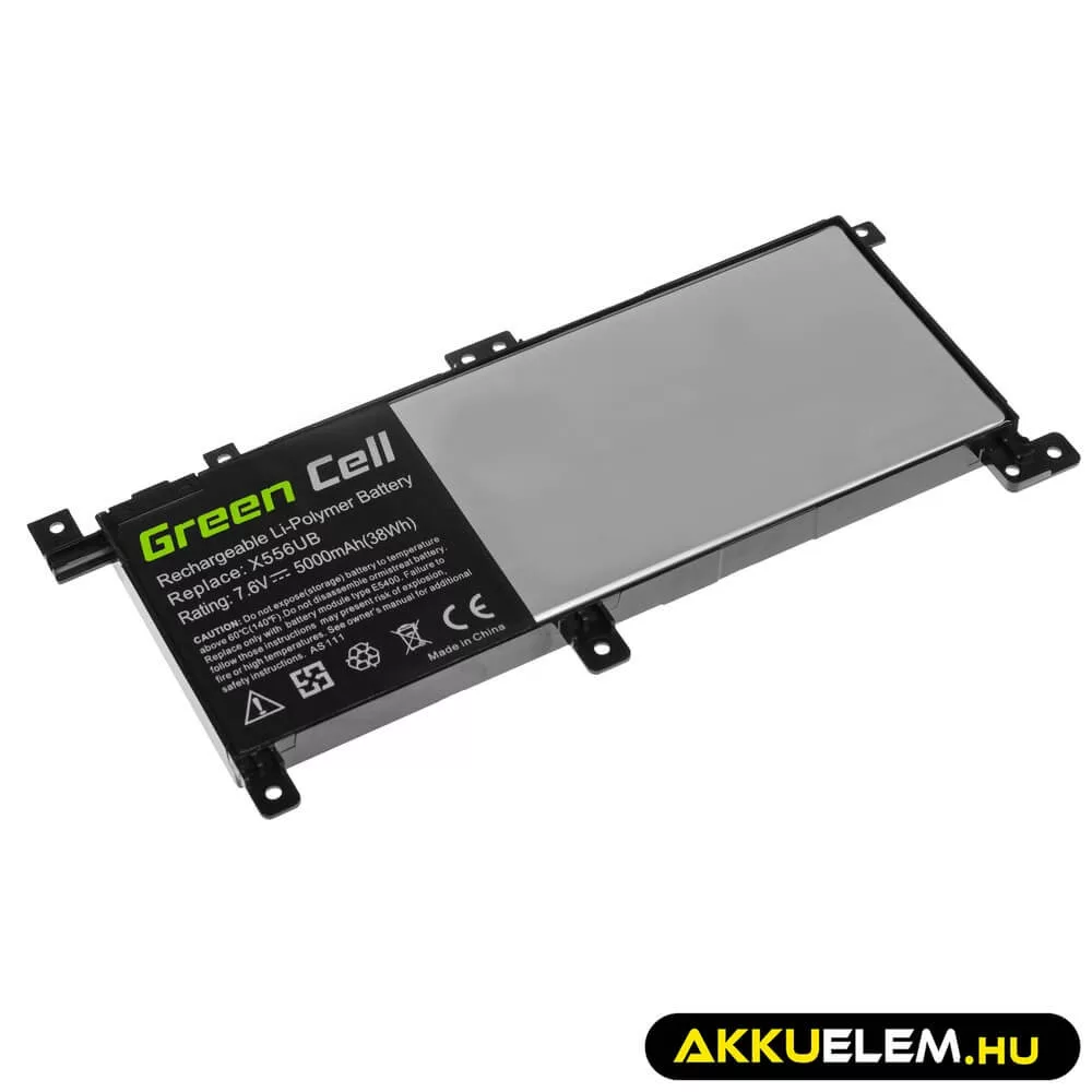 Utángyártott laptop akkumulátor C21N1509 Asus X556U X556UA X556UB X556UF X556UJ X556UQ X556UR X556UV