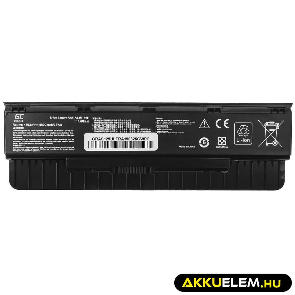 Utángyártott laptop akkumulátor ULTRA A32N1405 Asus G551 G551J G551JM G551JW G771 G771J G771JM G771JW N551 N551J N551JM N551JW N551JX
