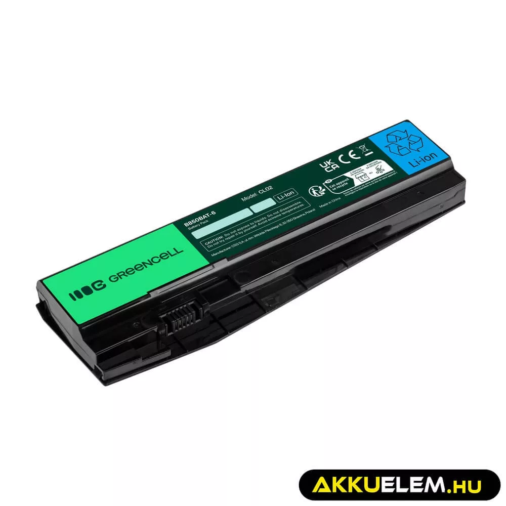 Utángyártott Laptop laptop akkumulátor N850BAT-6 Clevo N850 N855 N857 N870 N871 N875 Hyperbook N85 N85S N87 N87S