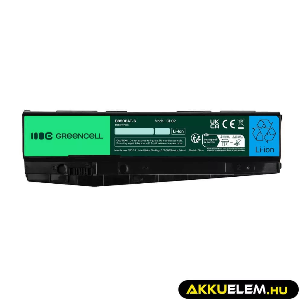 Utángyártott Laptop laptop akkumulátor N850BAT-6 Clevo N850 N855 N857 N870 N871 N875 Hyperbook N85 N85S N87 N87S