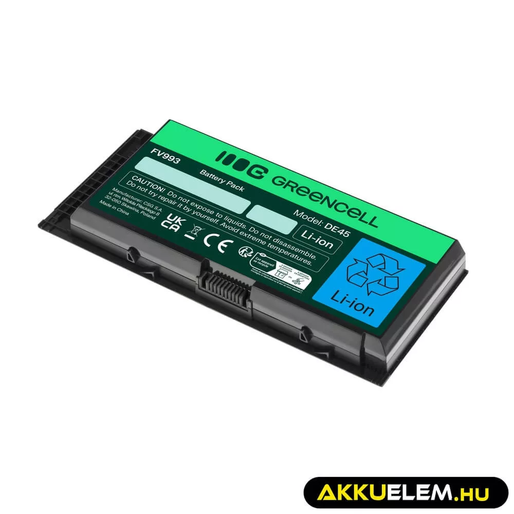 Utángyártott laptop akkumulátor FV993 Dell Precision M4600 M4700 M4800 M6600 M6700