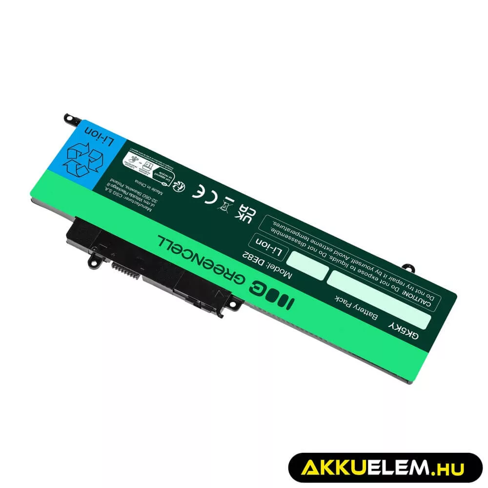 Utángyártott laptop akkumulátor GK5KY Dell Inspiron 11 3147 3148 3152 Inspiron 13 7347 7348 7352