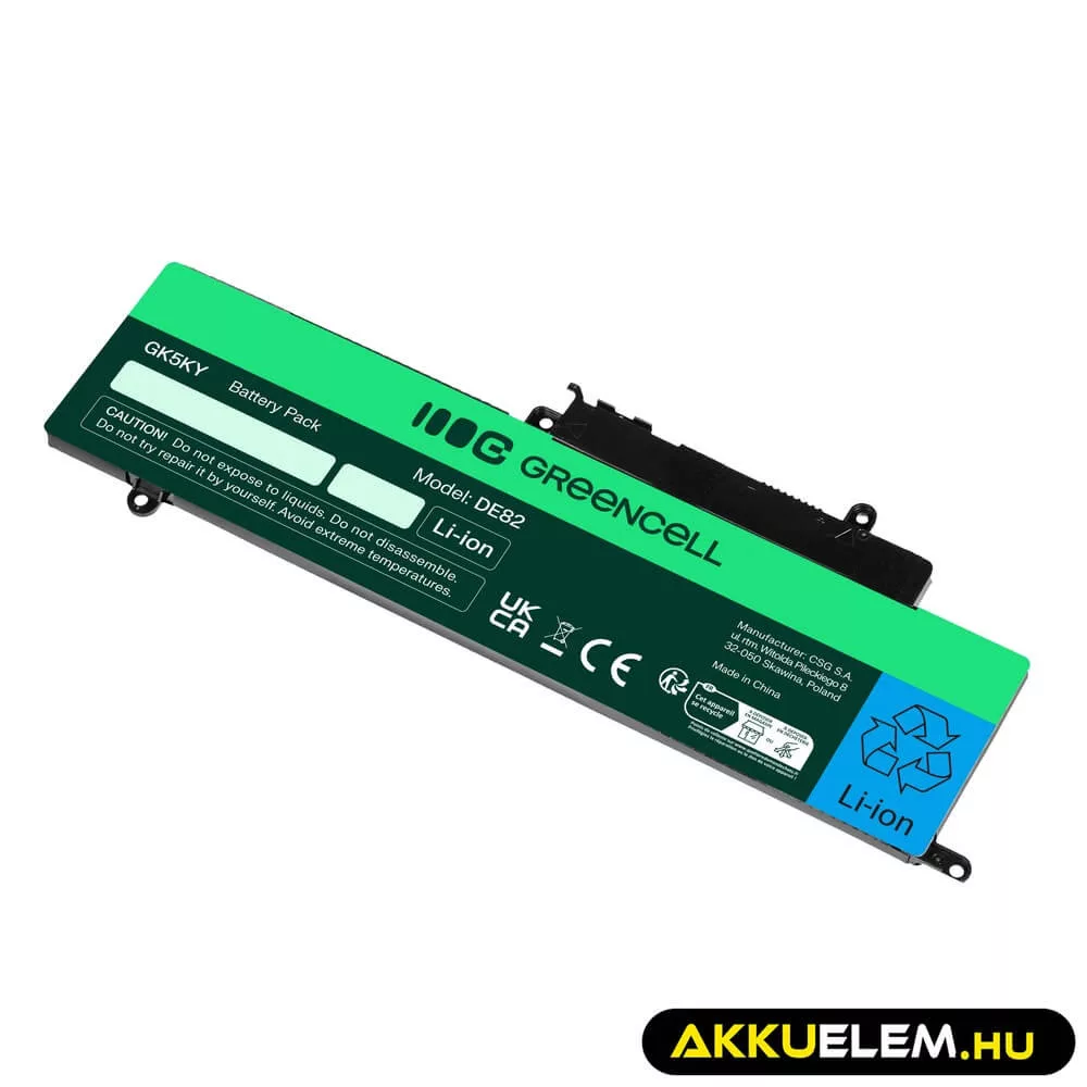 Utángyártott laptop akkumulátor GK5KY Dell Inspiron 11 3147 3148 3152 Inspiron 13 7347 7348 7352