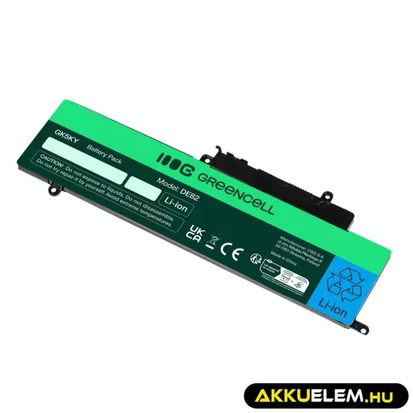 Utángyártott laptop akkumulátor GK5KY Dell Inspiron 11 3147 3148 3152 Inspiron 13 7347 7348 7352 - GreenCell