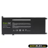Utángyártott laptop akkumulátor 33YDH Dell Inspiron G3 3579 3779 G5 5587 G7 7588 7577 7773 7778 7779 7786 Latitude 3380 3480 3490 3590 - GreenCell