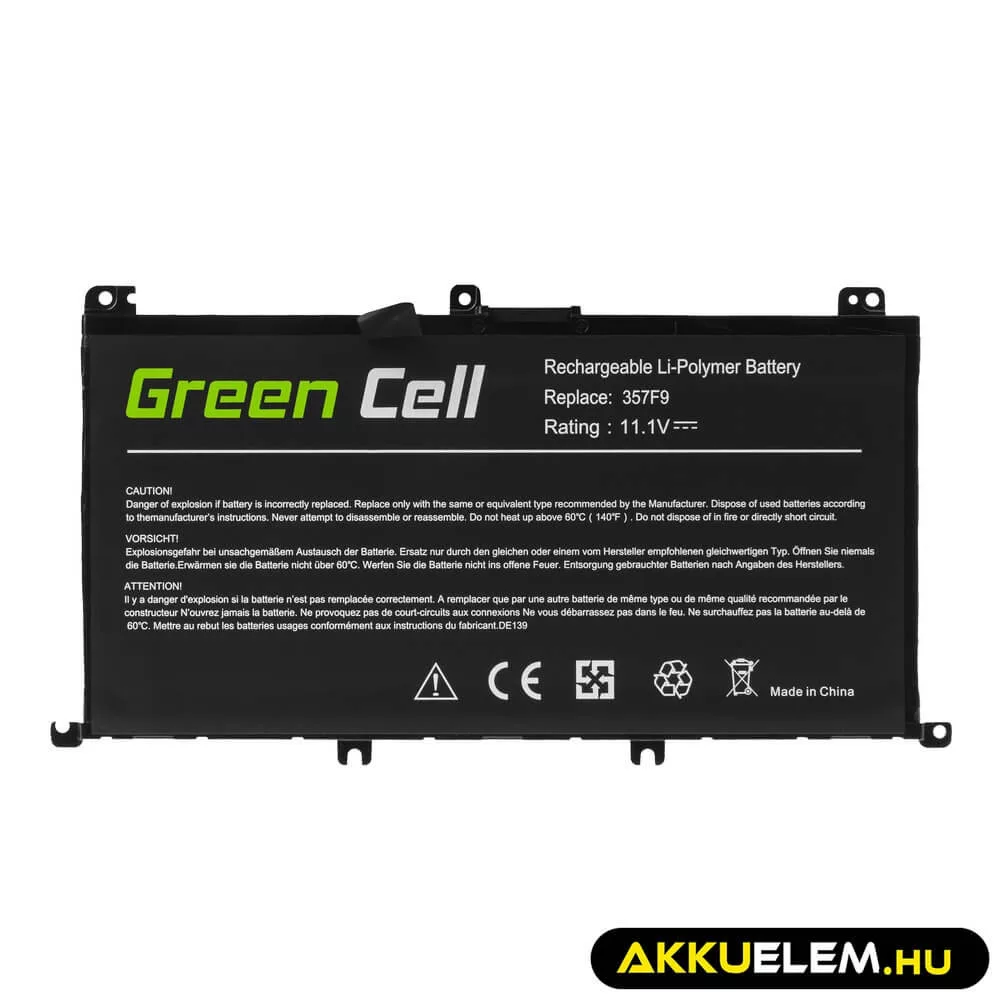 Utángyártott laptop akkumulátor 357F9 Dell Inspiron 15 5576 5577 7557 7559 7566 7567