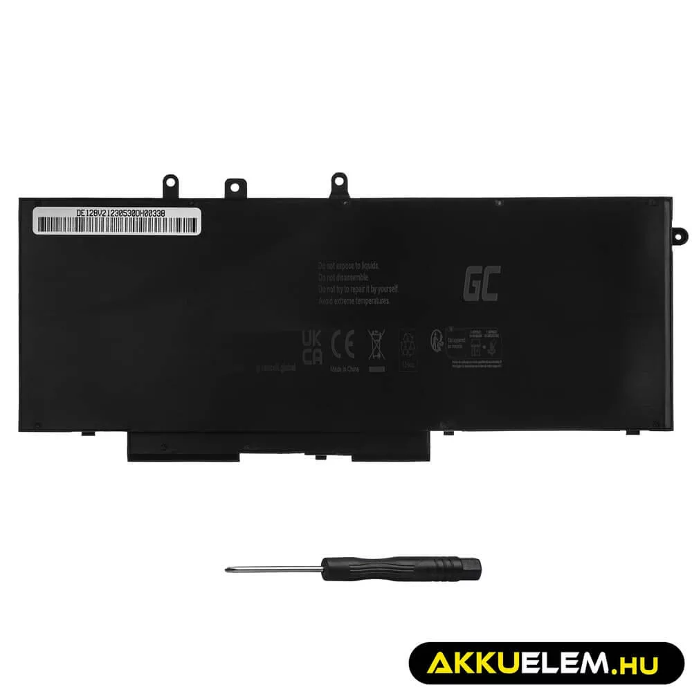 Utángyártott laptop akkumulátor 93FTF GJKNX Dell Latitude 5280 5290 5480 5490 5491 5495 5580 5590 5591 Precision 3520 3530