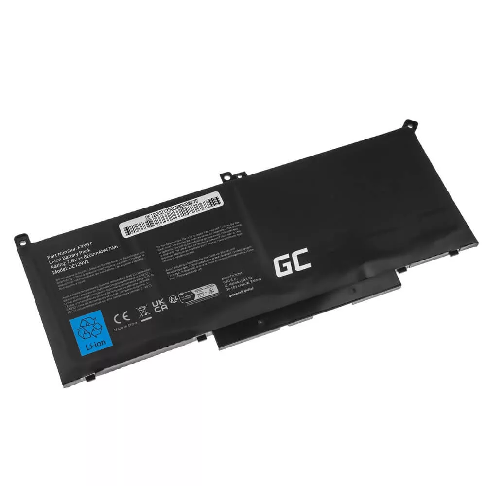 Utángyártott laptop akkumulátor F3YGT Dell Latitude 7280 7290 7380 7390 7480 7490 Utángyártott laptop akkumulátor F3YGT Dell Latitude 7280 7290 7380 7390 7480 7490