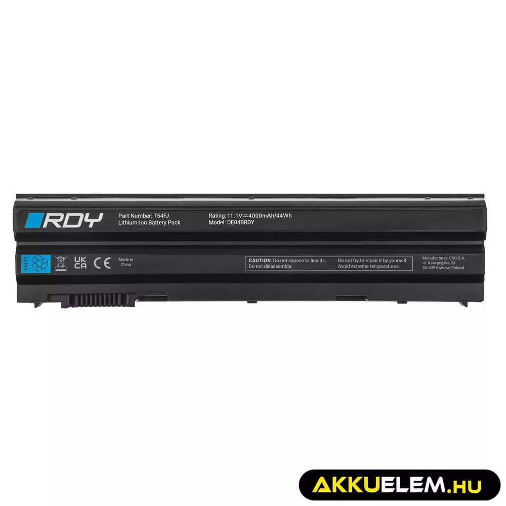 Utángyártott laptop akkumulátor M5Y0X T54FJ 8858X Dell Latitude E5420 E5430 E5520 E5530 E6420