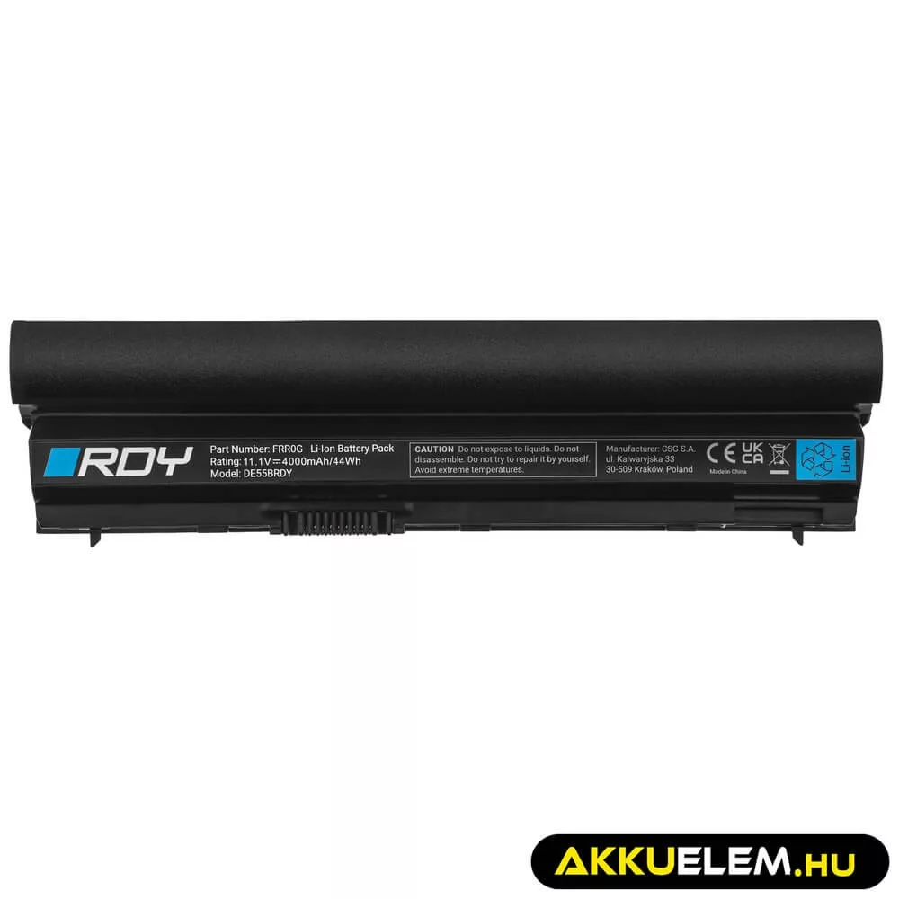 Utángyártott laptop akkumulátor FRR0G RFJMW Dell Latitude E6220 E6230 E6320 E6330
