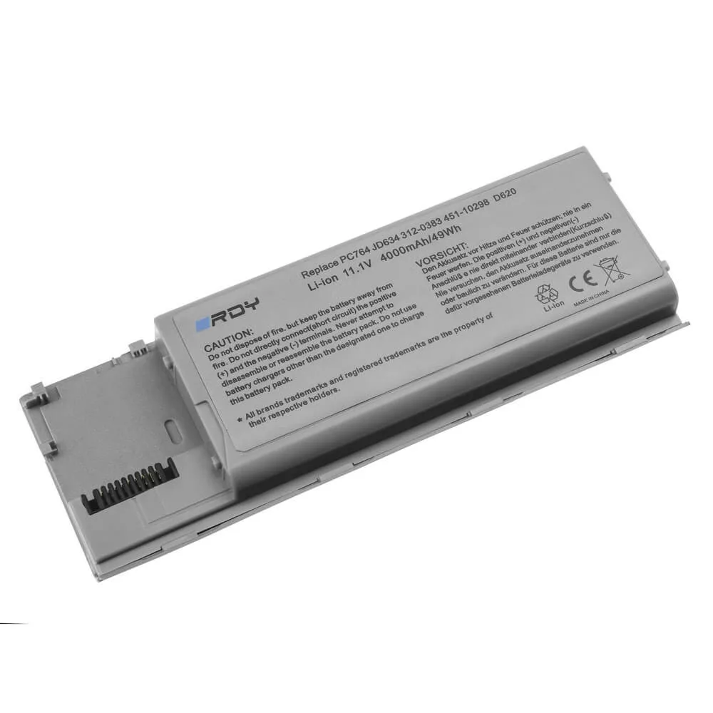   Utángyártott laptop akkumulátor PC764 JD634 Dell Latitude D620 D620 ATG D630 D630 ATG D630N D631