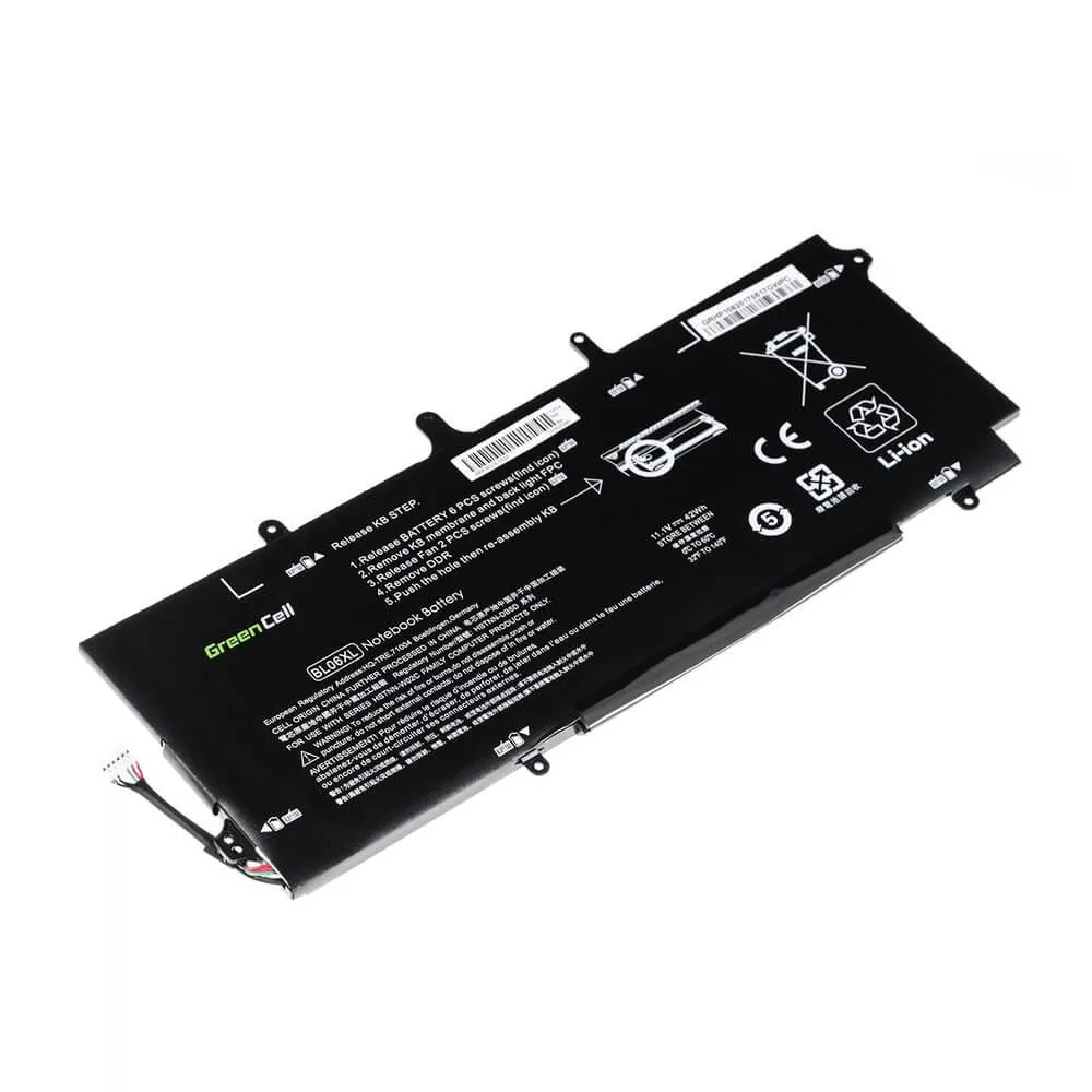 Utángyártott laptop akkumulátor BL06XL HSTNN-DB5D HP EliteBook Folio 1040 G1 G2