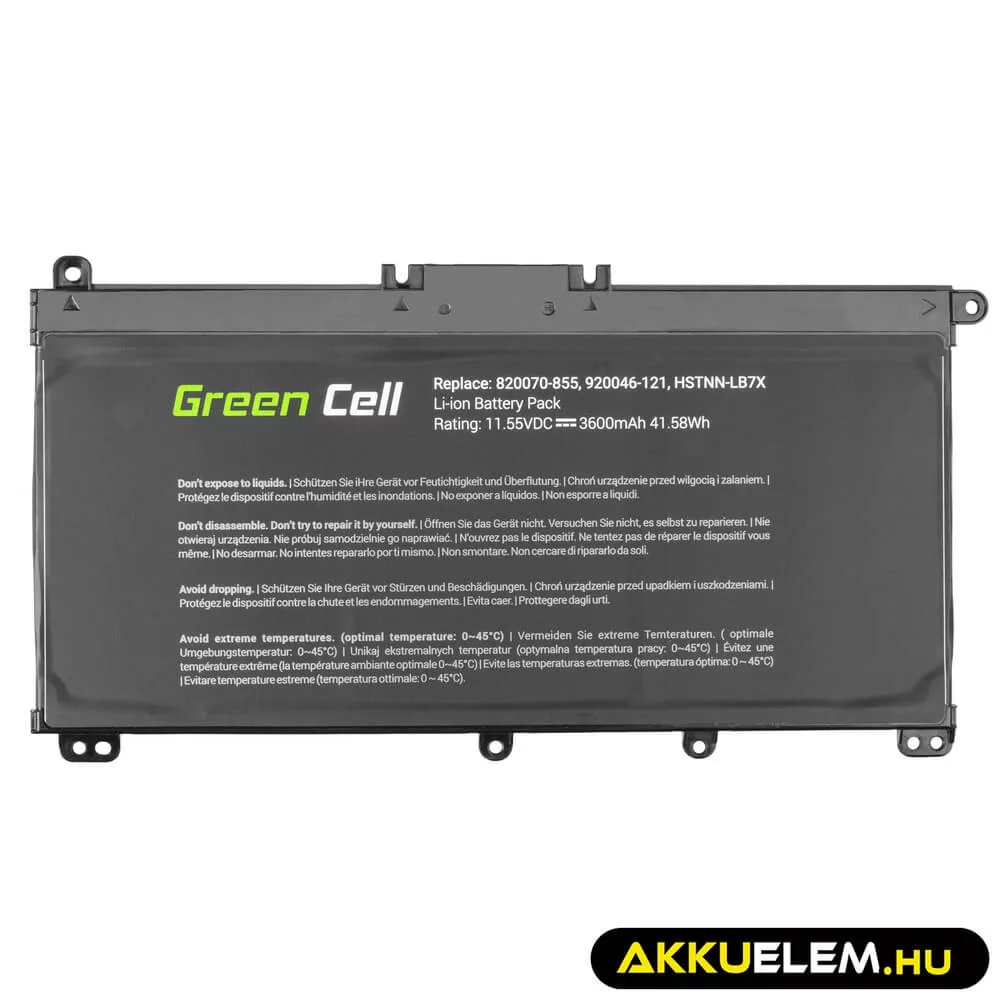 Utángyártott laptop akkumulátor TF03XL HSTNN-LB7X 920046-421 920070-855 HP 14-BP Pavilion 14-BF 14-BK 15-CC 15-CD 15-CK 17-AR