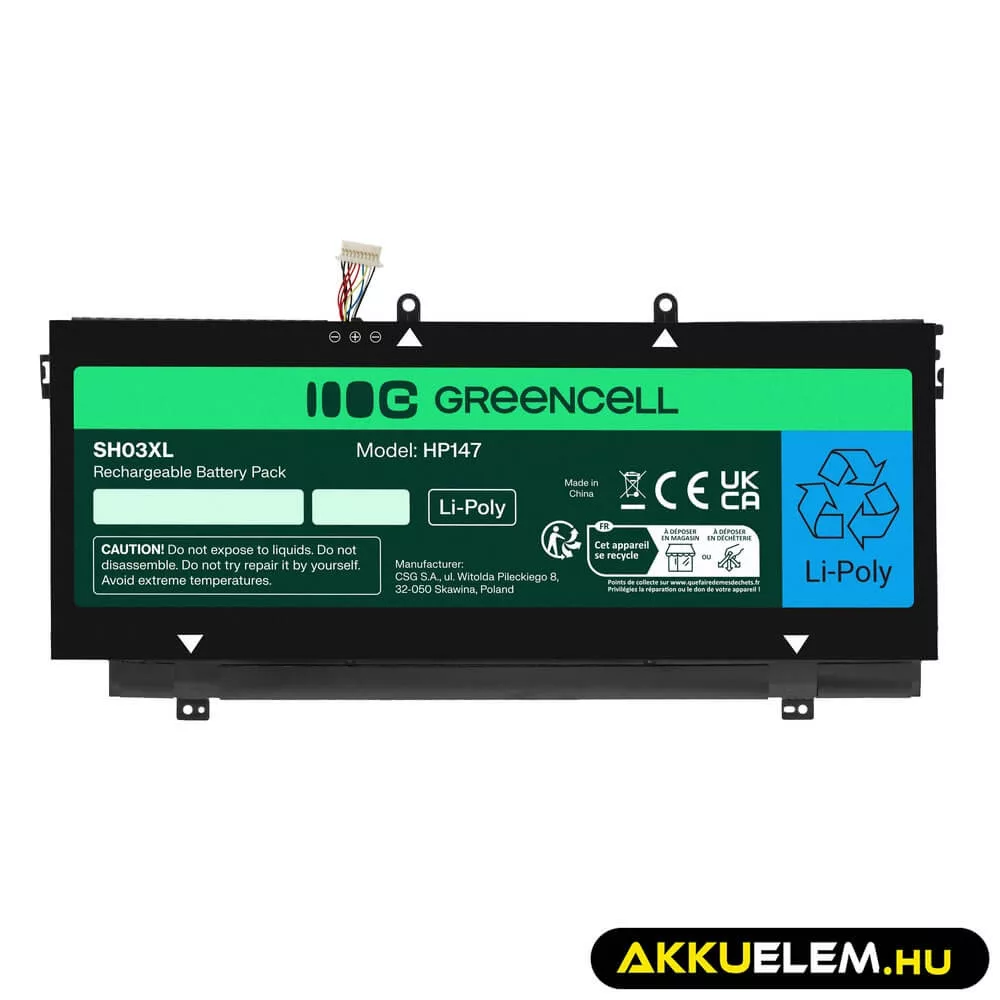 Utángyártott laptop akkumulátor SH03XL HP Spectre x360 13-AC 13-W 13-W050NW 13-W071NW