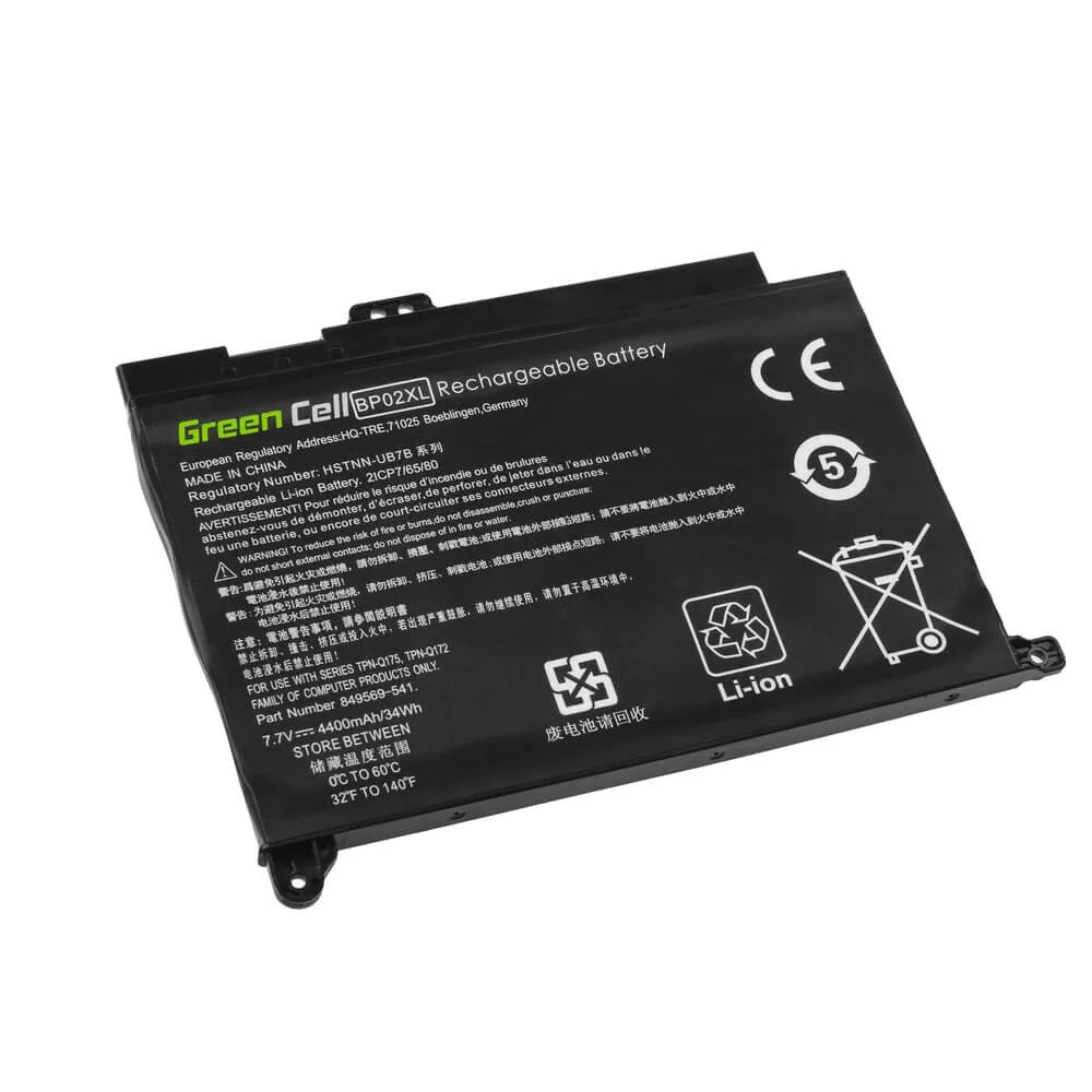 Utángyártott laptop akkumulátor BP02XL HP Pavilion 15-AU 15-AU051NW 15-AU071NW 15-AU102NW 15-AU107NW 15-AW 15-AW010NW