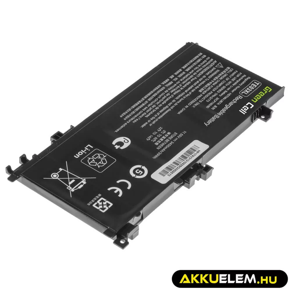 Utángyártott TE03XL laptop akkumulátor HP Omen 15-AX052NW 15-AX055NW 15-AX075NW 15-AX099NW HP Pavilion 15-BC402NW