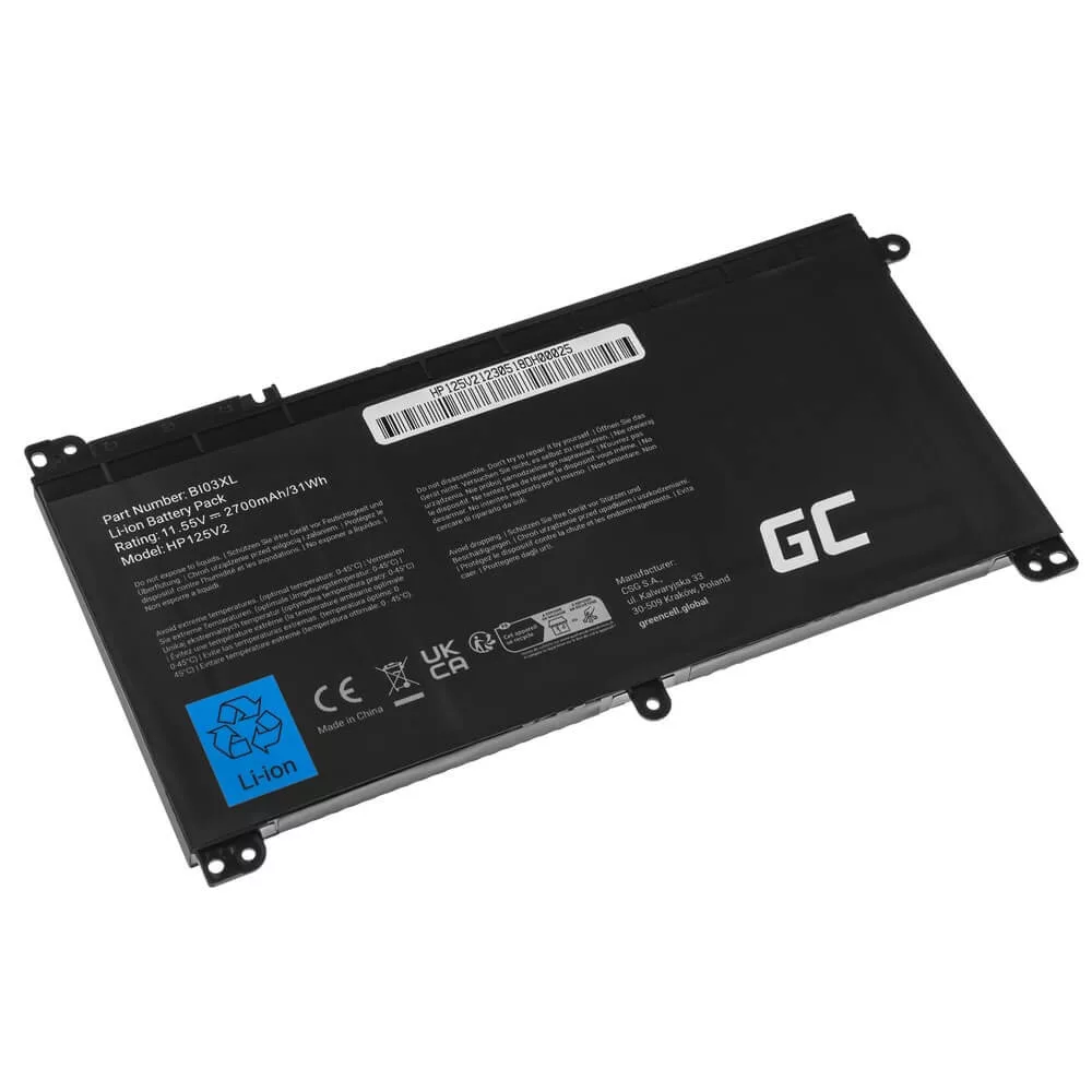 Utángyártott laptop akkumulátor BI03XL ON03XL HP Pavilion x360 13-U 13-U000 13-U100 Stream 14-AX 14-AX000