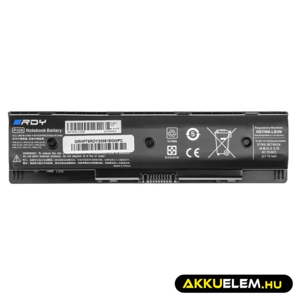 Utángyártott laptop akkumulátor PI06 PI06XL PI09 P106 HSTNN-YB4N HSTNN-LB4N HP Pavilion 14 15 17 Envy 15 17 - GreenCell