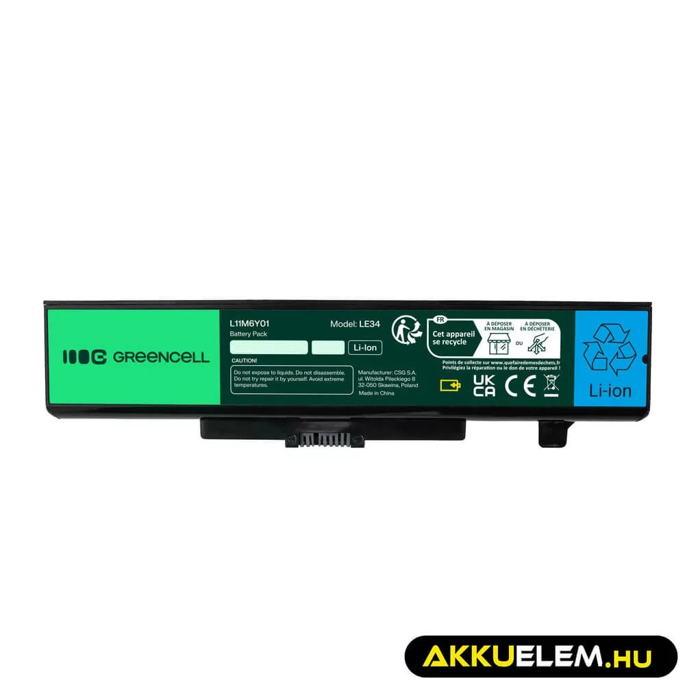 Utángyártott laptop akkumulátor Lenovo G500 G505 G510 G580 G580A G580AM G585 G700 G710 G480 G485 IdeaPad P580 P585 Y480 Y580 Z480 Z585