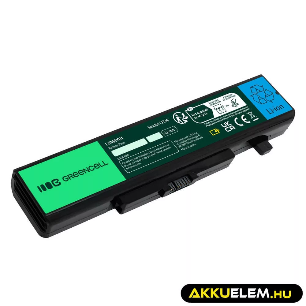 Utángyártott laptop akkumulátor Lenovo G500 G505 G510 G580 G580A G580AM G585 G700 G710 G480 G485 IdeaPad P580 P585 Y480 Y580 Z480 Z585
