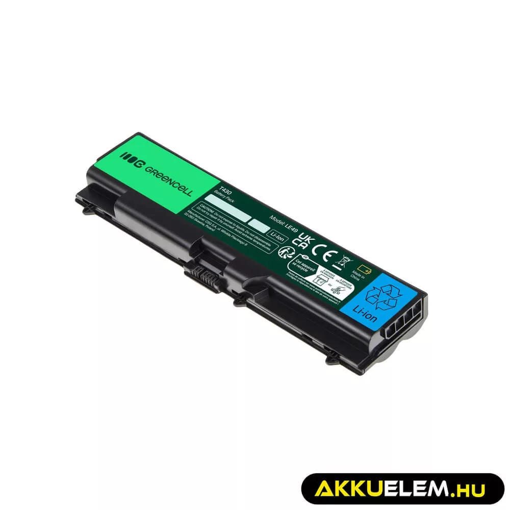Utángyártott laptop akkumulátor 45N1001 Lenovo ThinkPad L430 T430i L530 T430 T530 T530i