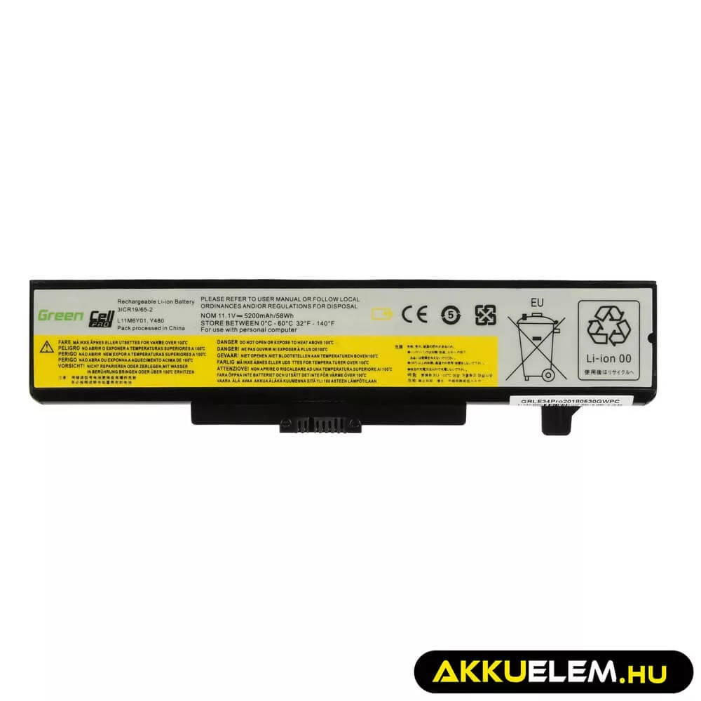 Utángyártott laptop akkumulátor PRO Lenovo G500 G505 G510 G580 G580A G585 G700 G710 G480 G485 IdeaPad P580 P585 Y480 Y580 Z480 Z585