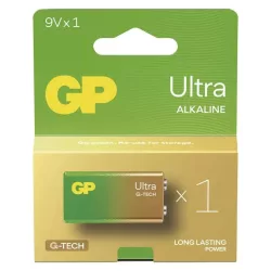 GP Ultra Alkaline 1604AU (9V, block) tartós