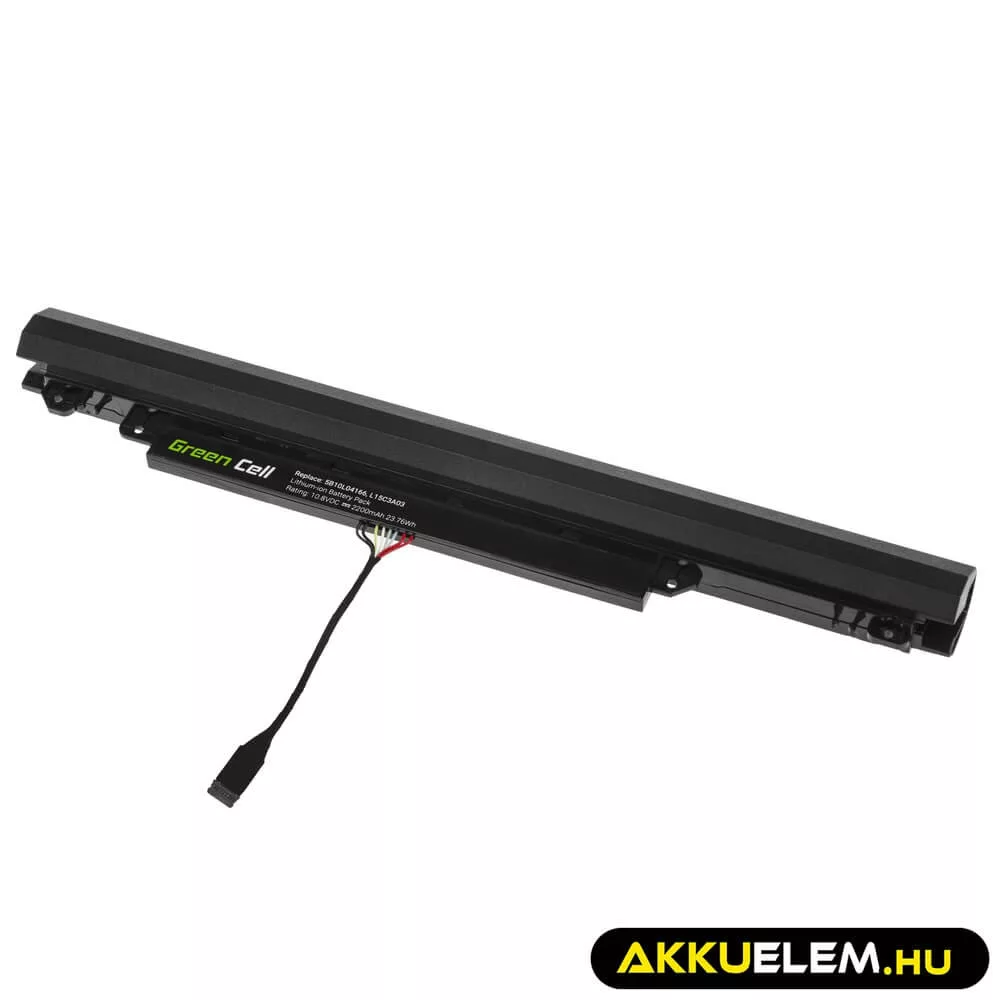 Utángyártott laptop akkumulátor L15C3A03 L15L3A03 L15S3A02 Lenovo IdeaPad 110-14IBR 110-15ACL 110-15AST 110-15IBR