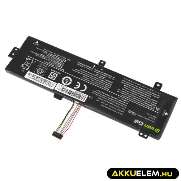 Utángyártott laptop akkumulátor L15C2PB3 L15L2PB4 L15M2PB3 L15S2TB0 Lenovo Ideapad 310-15IAP 310-15IKB 310-15ISK 510-15IKB 510-15ISK - GreenCell