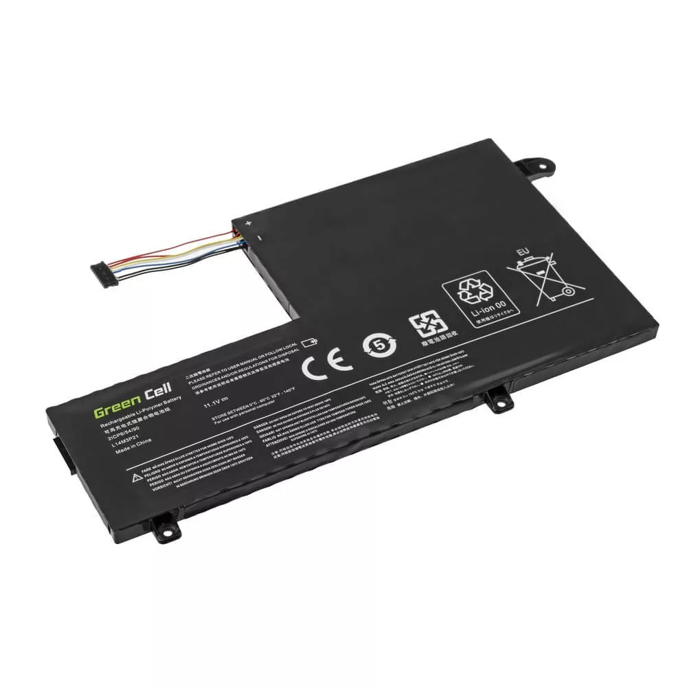 Utángyártott laptop akkumulátor L14M3P21 Lenovo Yoga 500-14IBD 500-14ISK 500-15IBD 500-15ISK