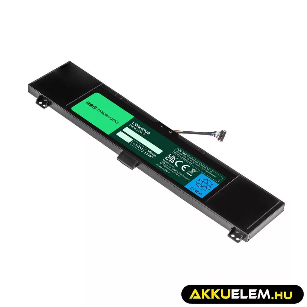 Utángyártott laptop akkumulátor L13M4P02 L13L4P02 L13N4P02 Lenovo Y50 Y50-70 Y70 Y70-70