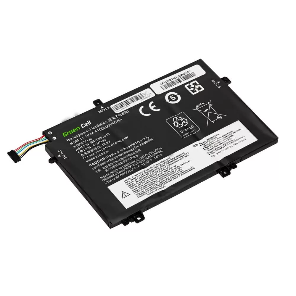   Utángyártott laptop akkumulátor L17C3P52 L17L3P52 L17M3P53 L17M3P54 Lenovo ThinkPad L480 L490 L580 L590 L14 L15 Gen 1 Gen 2