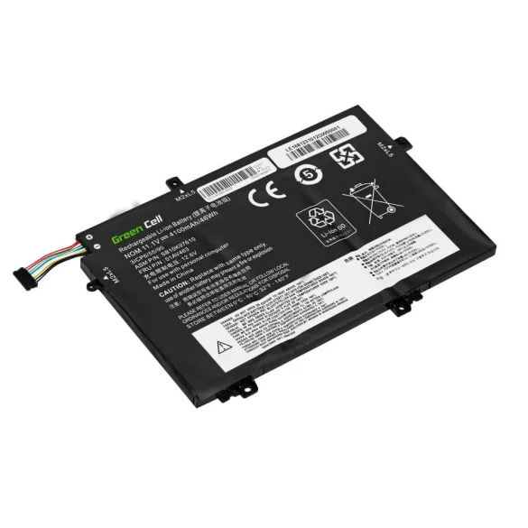 Utángyártott laptop akkumulátor L17C3P52 L17L3P52 L17M3P53 L17M3P54 Lenovo ThinkPad L480 L490 L580 L590 L14 L15 Gen 1 Gen 2 - GreenCell
