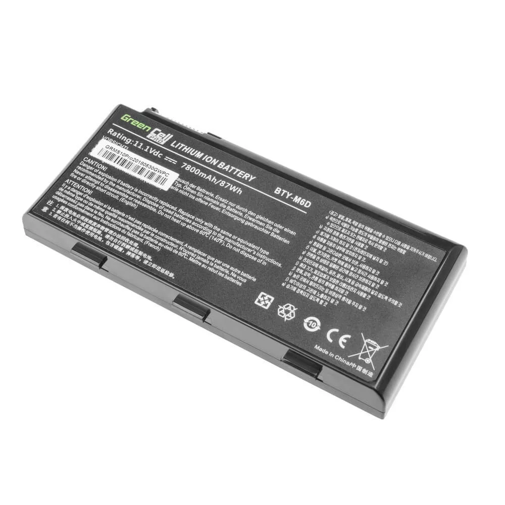 Utángyártott laptop akkumulátor PRO BTY-M6D MSI GT60 GT70 GT660 GT680 GT683 GT780 GT783 GX660 GX680 GX780 Utángyártott laptop akkumulátor PRO BTY-M6D MSI GT60 GT70 GT660 GT680 GT683 GT780 GT783 GX660 GX680 GX780
