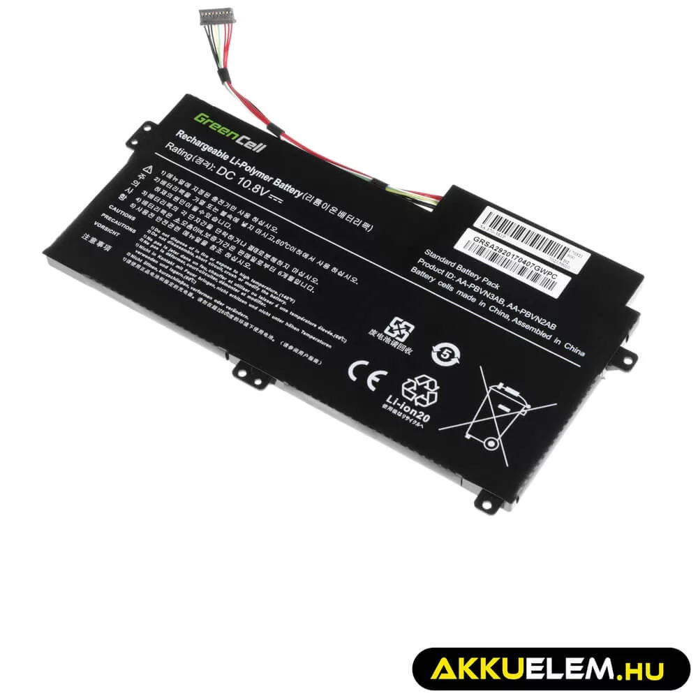 Utángyártott laptop akkumulátor AA-PBVN2AB AA-PBVN3AB Samsung 370R 370R5E NP370R5E NP450R5E NP470R5E NP510R5E