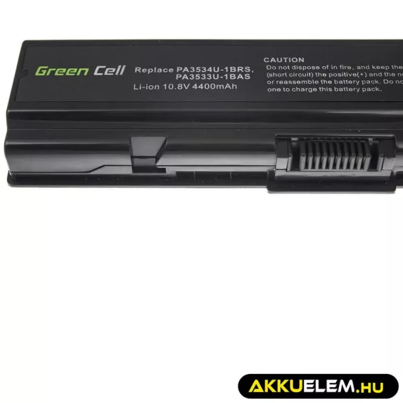 Utángyártott laptop akkumulátor PA3534U-1BRS Toshiba Satellite A200 A300 A350 L300 L500 L505 - GreenCell