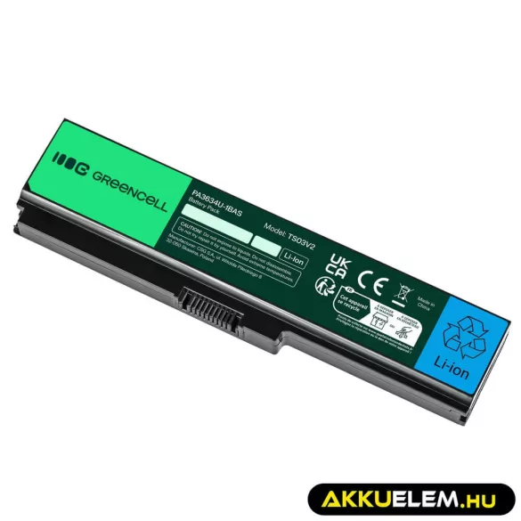 Utángyártott laptop akkumulátor PA3634U-1BRS Toshiba Satellite A660 A665 L650 L650D L655 L670 L670D L675 M300 M500 U400 U500 - GreenCell