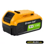 Utángyártott szerszámgép akkumulátor DeWalt XR 18V 4Ah DCB184 - GreenCell