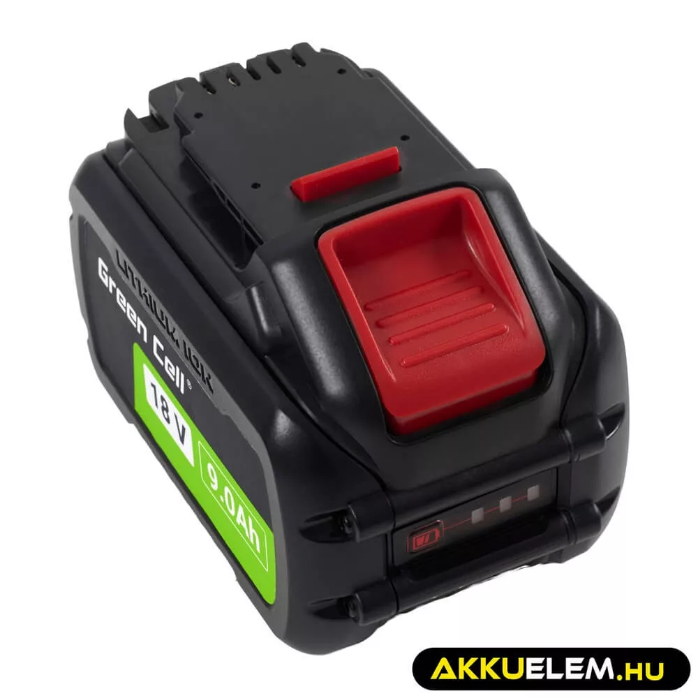 Utángyártott szerszámgép akkumulátor DeWalt XR 18V 9Ah Replacement DCB182 DCB184