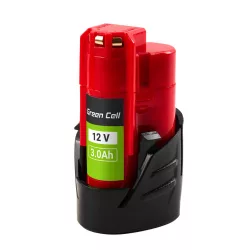   Utángyártott szerszámgép akkumulátor Milwaukee M12 12V 3Ah M12 B3 4932451388