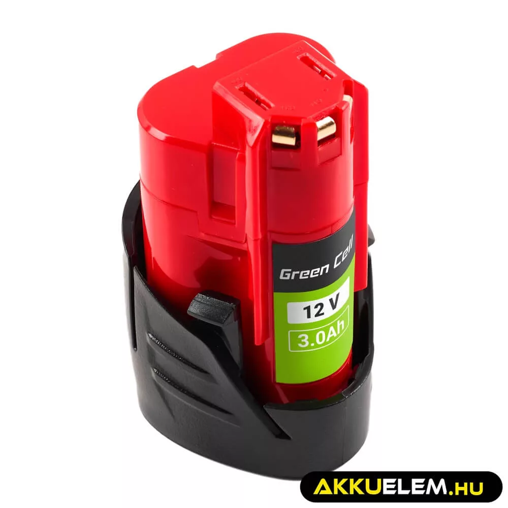 Utángyártott szerszámgép akkumulátor Milwaukee M12 12V 3Ah M12 B3 4932451388