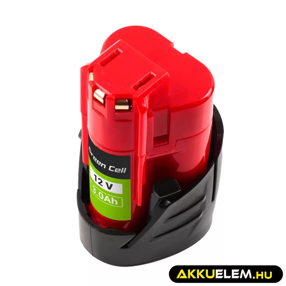 Utángyártott szerszámgép akkumulátor Milwaukee M12 12V 3Ah M12 B3 4932451388
