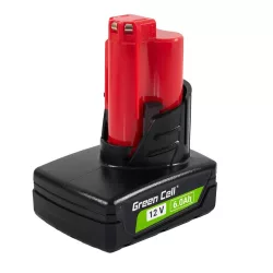   Utángyártott szerszámgép akkumulátor Milwaukee M12 12V 6Ah M12 B6 4932451395