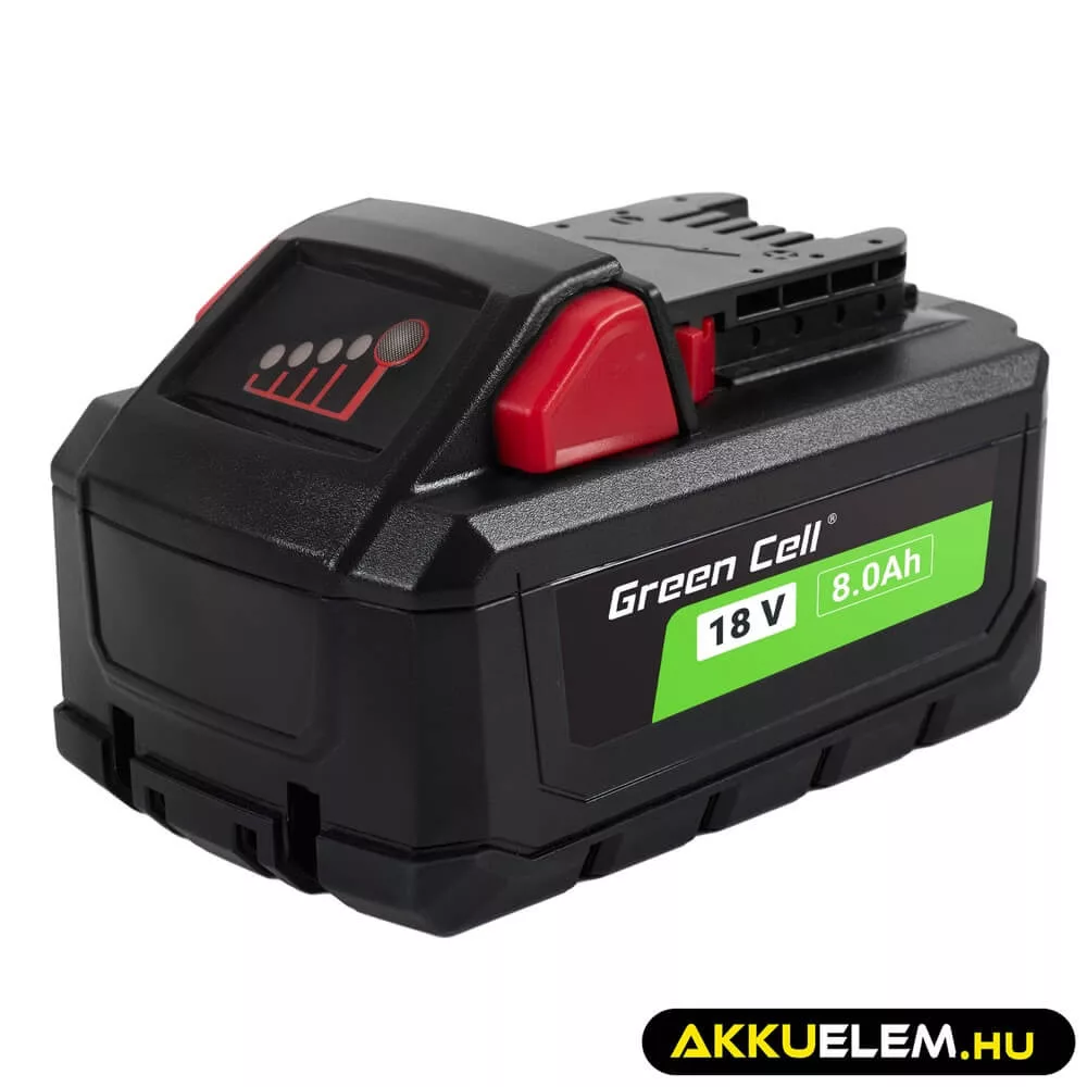 Utángyártott szerszámgép akkumulátor Milwaukee M18 18V 8Ah M18 HB8 4932471070