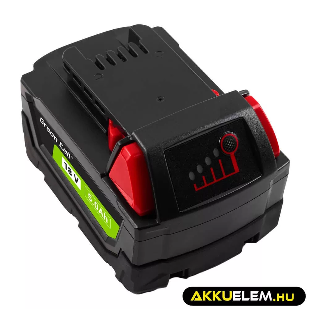 Utángyártott szerszámgép akkumulátor Milwaukee M18 18V 5Ah M18 B5 4932430483