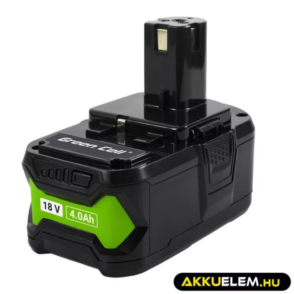 Utángyártott szerszámgép akkumulátor Ryobi ONE+ 18V 4Ah RB18L40 - GreenCell